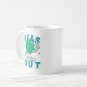 Peas Out Peace Classic Mug (Devant gauche)