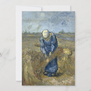 Peasant Woman Binding Sheaves door Vincent Van Gog