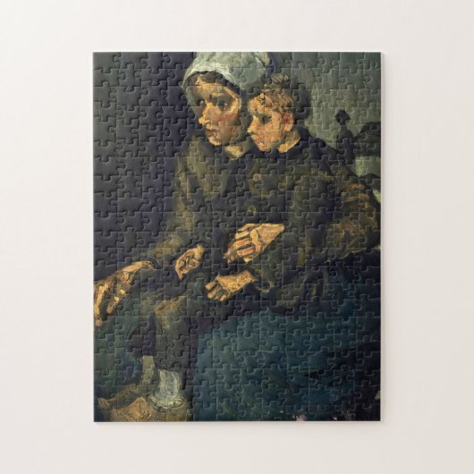 Peasant Woman with Child on her Lap, 1885 by Vince Legpuzzel (Verticaal)