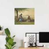 Peasants Resting Poster (Thuiskantoor)