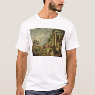 Peasants uit Roman Ruins, 1743 (olie op doek) T-shirt