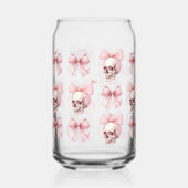 Peau Bow rose Halloween Verre Can Boire (Recto)