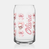 Peau Bow rose Halloween Verre Can Boire (Gauche)
