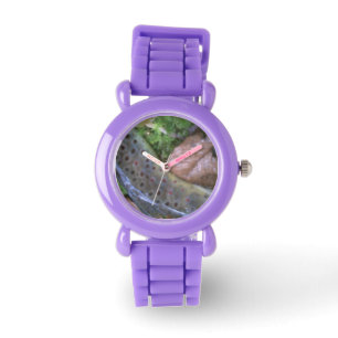 peau Brown de truite, montre de pêche à la mouche