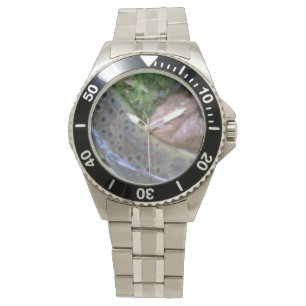 peau Brown de truite, montre de pêche à la mouche