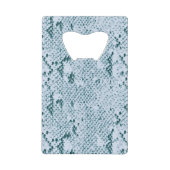 Peau de serpent blanc bleu vert (Devant)