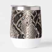 Peau de serpent cristal argent Luxe (Droite)