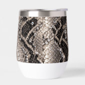 Peau de serpent cristal argent Luxe (Gauche)