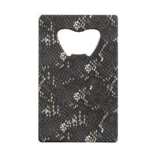 Peau de serpent de diamant noir