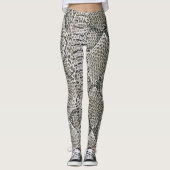 Peau de sonnerie Motif Leggings (Devant)
