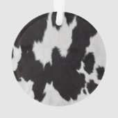 peau de vache noir blanc ornement (dos)