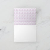 Peau légère de cartes pour notes de Merci de baby (Intérieur)