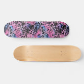 Peau tache léopard rose Imprimer Skateboard (Horz)