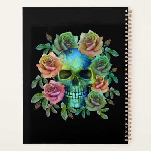 PEAU VERT MORT AVEC FLEURS (Dos)