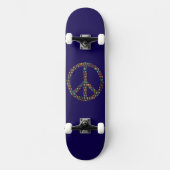 Peaux de paix conception de skateboard (Recto)