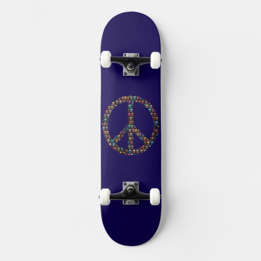 Peaux de paix conception de skateboard (Recto)