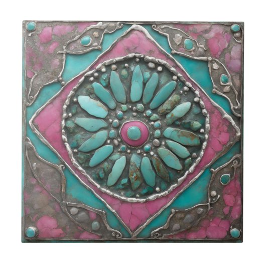 Pebble Art op een Tegeltje (Voorkant)