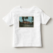 Pebble Beach, CA - Del Monte Lodge Uitzicht en Kinder Shirts (Voorkant)