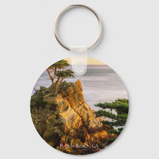 Pebble Beach, Californië Sleutelhanger (Voorkant)