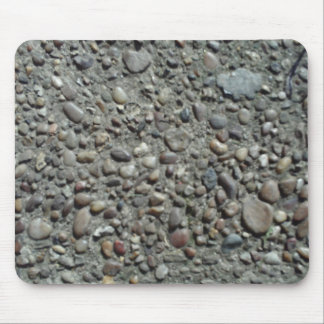 Pebble Embedded Concrete Mousepad Muismat