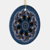 Pebble Fractal Art Keramisch Ornament (Rechts)