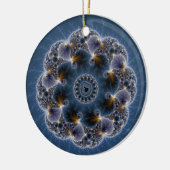 Pebble Fractal Art Keramisch Ornament (Links)
