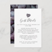 Pebble Heart Discovery Gast Informatie Details Informatiekaartje (Voorkant / Achterkant)