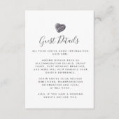 Pebble Heart Discovery Gast Informatie Details Informatiekaartje (Voorkant)