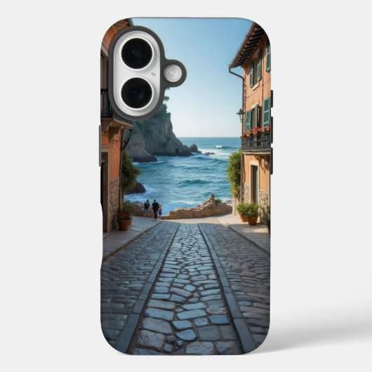 Pebble Ocean Town Case-Mate iPhone Case (Achterkant)