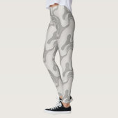 "Pebble Party in het zwart" Leggings (Links)