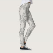 "Pebble Party in het zwart" Leggings (Rechts)