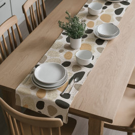Pebble Path Scandinavian Table Runner Korte Tafelloper