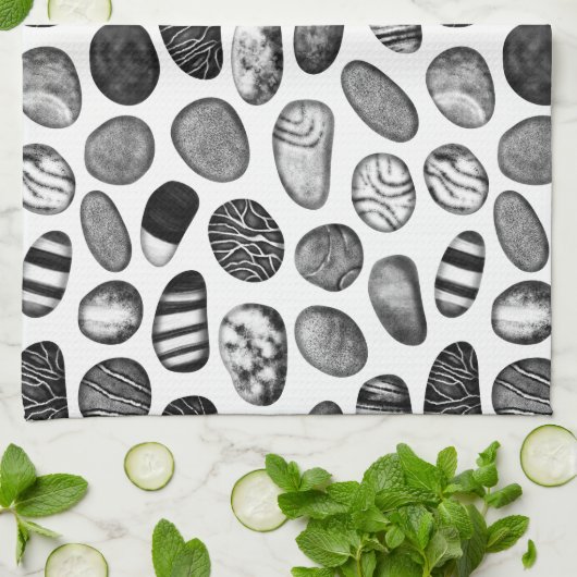 Pebble Pattern Theedoek (Gevouwen)