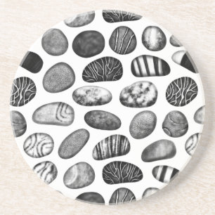 Pebble Pattern Zandsteen Onderzetter