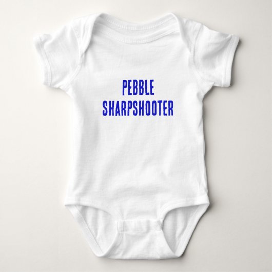 Pebble Sharpshooter - Baby Bodysuit blauw (Voorkant)