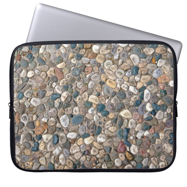 Pebble Stone Laptop Sleeve (Voorkant)