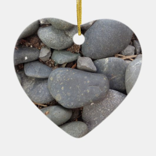 Pebble Stones Keramisch Ornament (Voorkant)