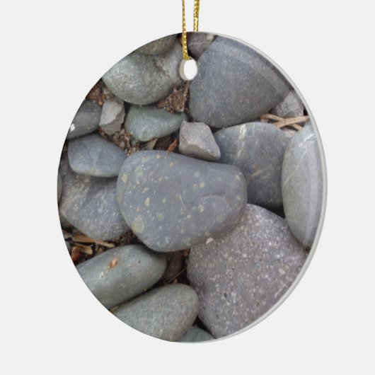 Pebble Stones Keramisch Ornament (Links)