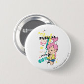PEBBLES™ 80s Punk Ronde Button 5,7 Cm (Voorkant /achterkant)