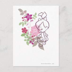 PEBBLES™ A Cutie In The Flowers Briefkaart