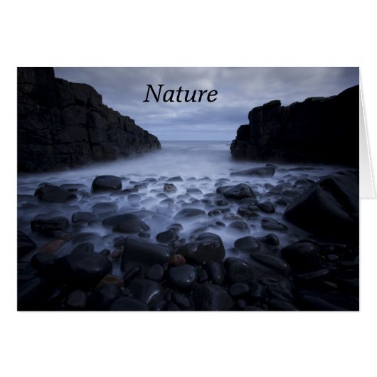 Pebbles and Rocks along the Ocean Shoreline (Devant Horizontal)