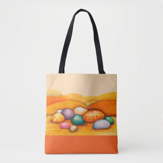 Pebbles Canvas tas (Voorkant)