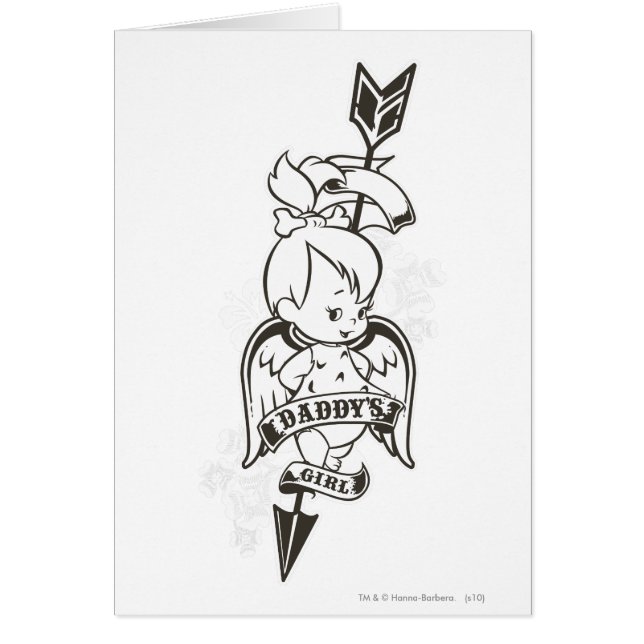 PEBBLES™ Daddy's Girl B&W (Devant)