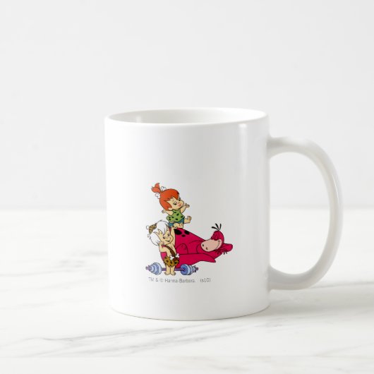 PEBBLES™ en Bam Bam en Dino Playtime Koffiemok (Rechts)