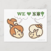 PEBBLES™ en Bam Bam houdt van Natuur Briefkaart (Voorkant)