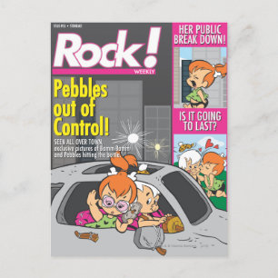 PEBBLES™ en Bam Bam Out Control Briefkaart