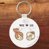 Pebbles en Bam Bam We houden van Sleutelhanger (Voorkant)