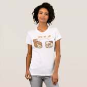 PEBBLES™ en BAMM-BAMM™ Love Food T-shirt (Voorkant volledig)