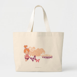 PEBBLES™ en Butterflies Grote Tote Bag