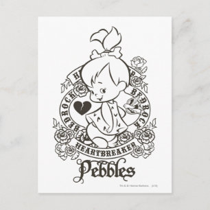 PEBBLES™ Heartbreaker B&W Briefkaart